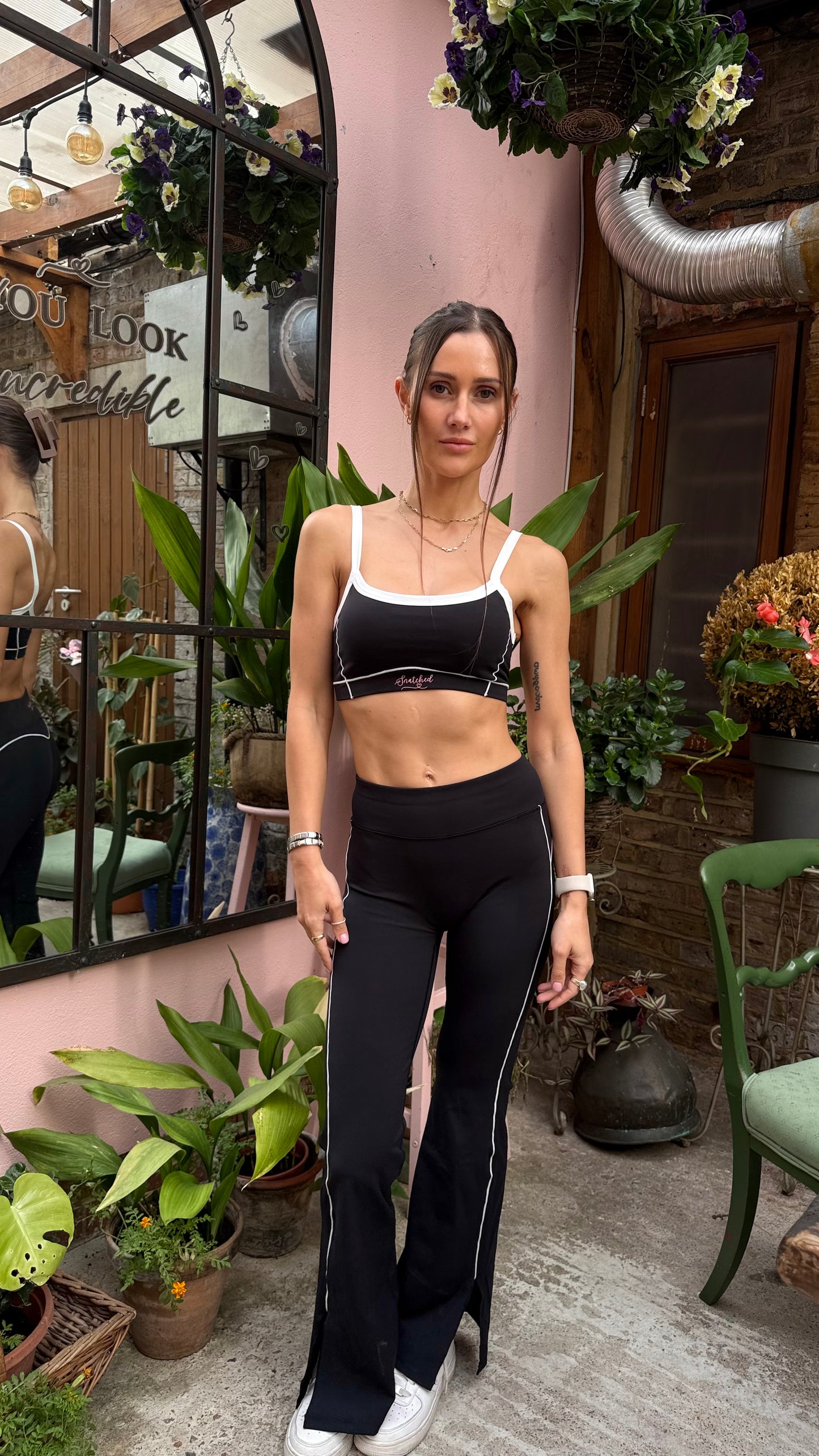 Flare Pants (Black & White)